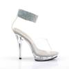 Fabulicious - LIP142 Ankle strap sandal - Transparent Product image